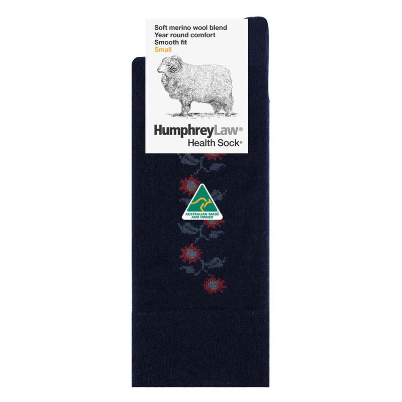 Humphrey Law Wool Blend Sunflower Health Socks image number 1